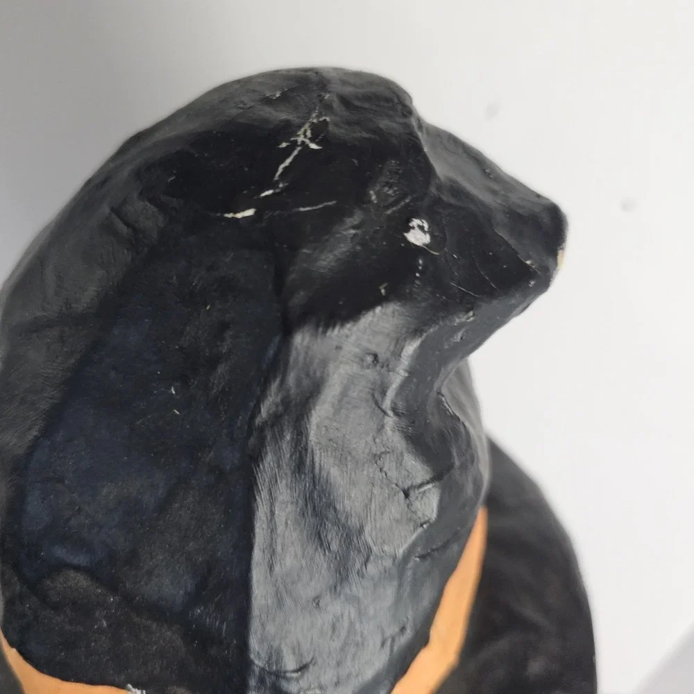 Vintage Halloween Paper Mache Scary Witch Trick Or Treater Greeter Y2K 90s 32
